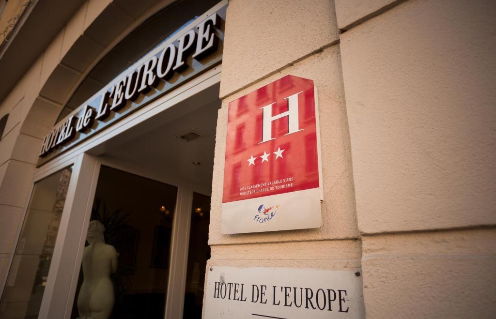 Hotel De L'Europe Grenoble Hyper-Centre Zewnętrze zdjęcie